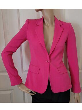 Alice + Olivia Hot Pink Blazer SZ XS